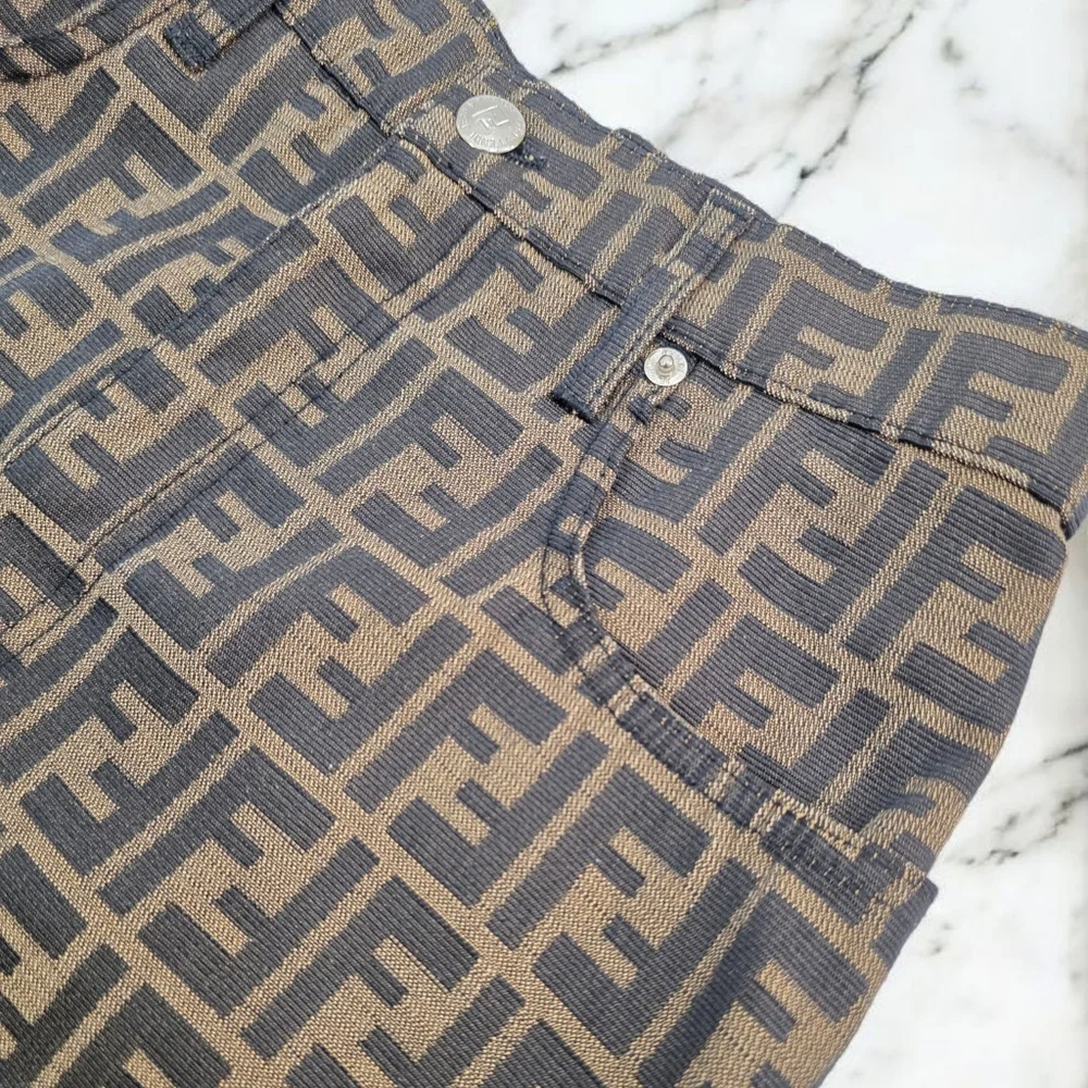 ✨️Authentic fendi Zucca FF Logo skirt - Picture 5 of 15